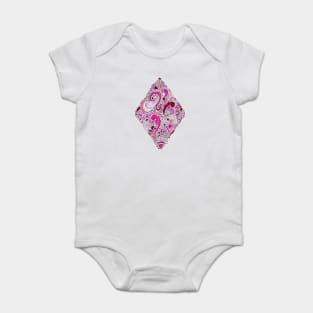 Pink Diamond Doodle Baby Bodysuit